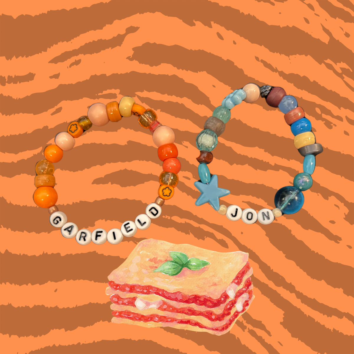 Garfield and John Bracelet Set